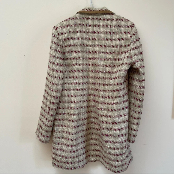 Y2K  tweed‎ longline blazer / jacket - Picture 4 of 10